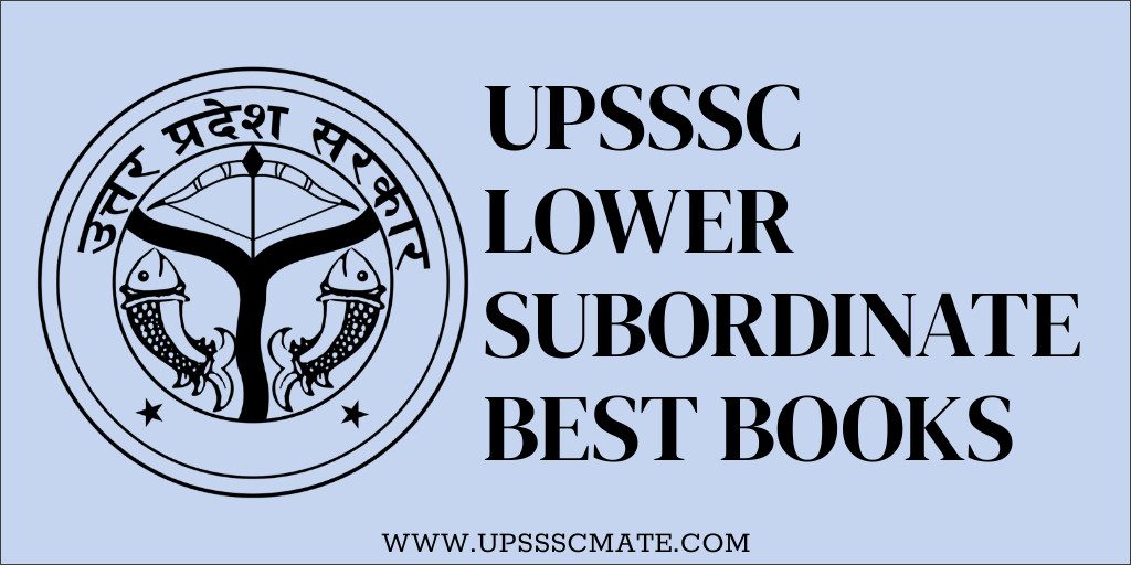 Upsssc Lower Subordinate Best Books