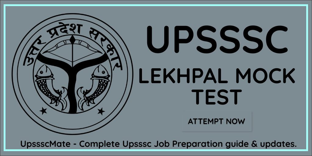 UPSSSC Lekhpal Mock Test