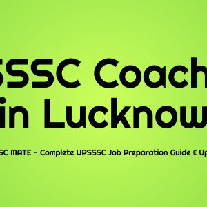 UPSSSC Coaching in Agra